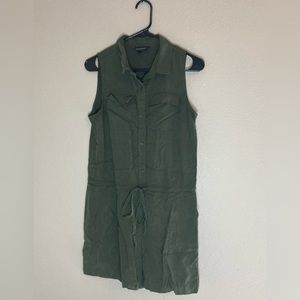 Banana Republic army green romper